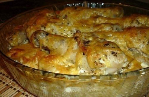 Картошка с куриными ножками в ДУХОВКЕ. 04