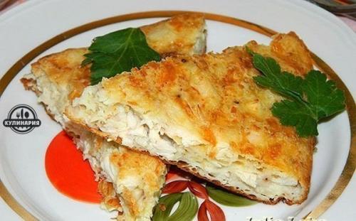 Лёгкая запеканка из куриной грудки. 05