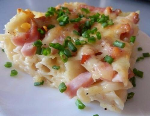 Макаронная запеканка Ленивая. Макаронная запеканка Ленивая.