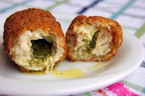 Котлеты по-киевски.  Ингредиенты: