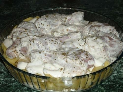 Картошка с куриными ножками в ДУХОВКЕ. 02