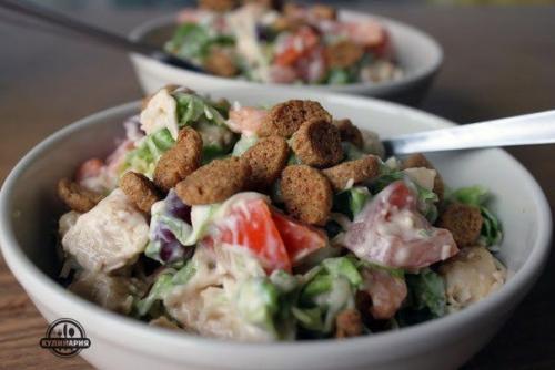 Весенний салат.  Ингредиенты на 6-8 порций: