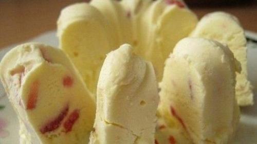 Творожное мороженое.  Ингредиенты.