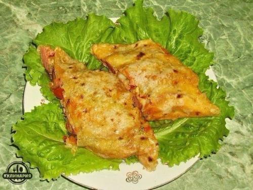 Фаршированный лаваш, запечённый в духовке. 05