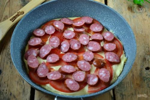 Пицца моментальная.  Ингредиенты: 08