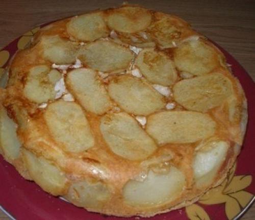 Пирог с курицей и грибами.