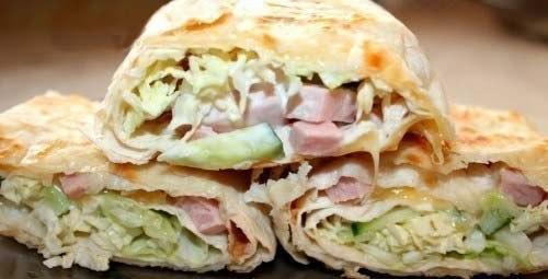 Лучшие начинки для лаваша. 01