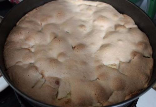 Шарлотка с яблоками и киви? 08