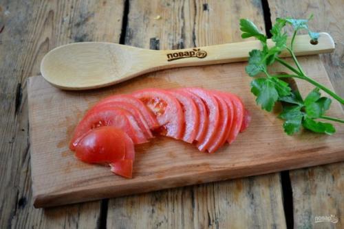 Пицца моментальная.  Ингредиенты: 06