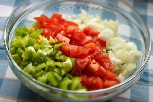 Салат с кукурузкой и курицей. 03