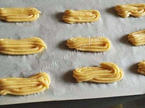 Эклеры со сгущёнкой. 04 Эклеры со сгущёнкой. 04