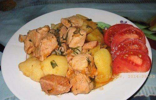 Жаркое по-уральски.  Ингредиенты: 300 гр. 09