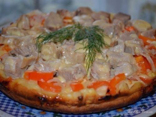 Пицца Быстрее Просто не Бывает, жаренная на сковороде. 05