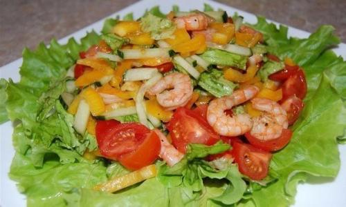 Подборка салатов с креветками? 03