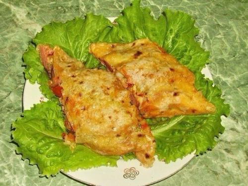 Фаршированный лаваш, запечённый в духовке. 05