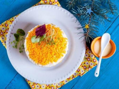 Рисовый салат с печенью. 09