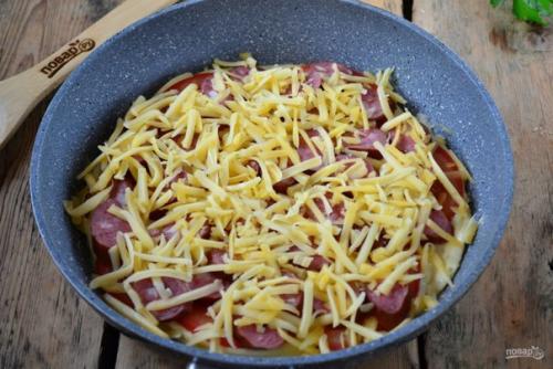 Пицца моментальная.  Ингредиенты: 09