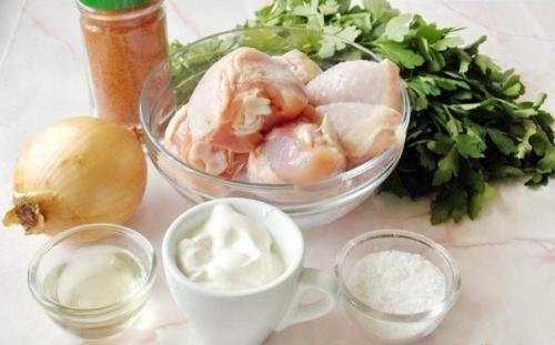 Гелибже.  Ингредиенты:   - Курица (800 г. ). 01