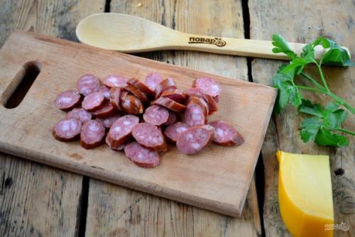 Пицца моментальная.  Ингредиенты: 05