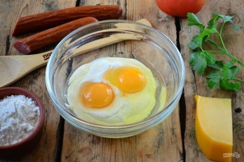 Пицца моментальная.  Ингредиенты: 02