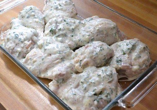 Куриные голени в сметанном маринаде. 04