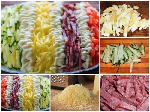 Шикарный праздничный салат гостям и семье понравится! 

