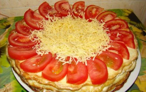 Тортик кабачковый.  Ингредиенты: