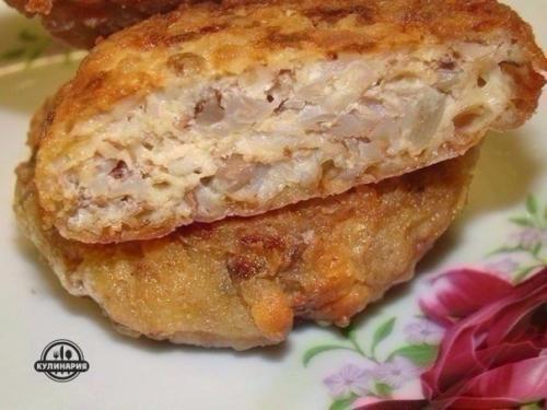 Котлеты гречневые.  Ингредиенты: