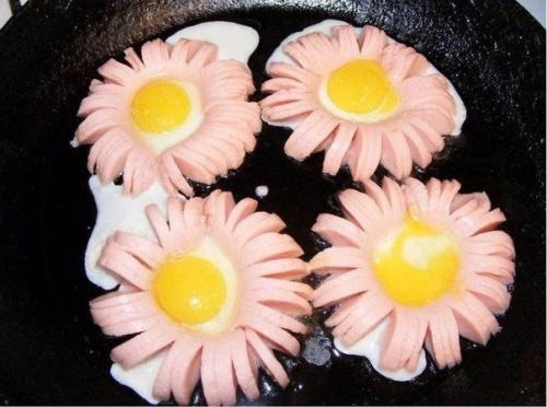 Жареные сосиски Ромашки. 03