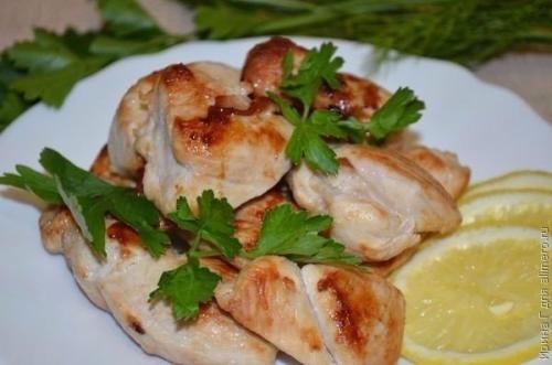 Куриное Филе в лимонной глазури.