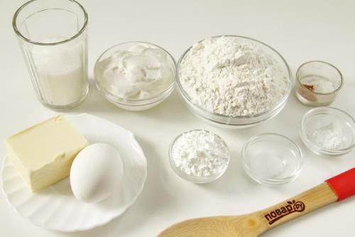 Сдобное печенье на сметане. 01