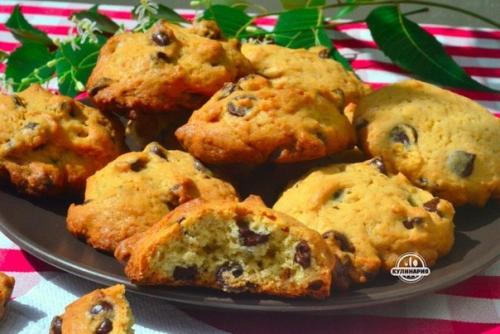 Печенье с кусочками шоколада. 07