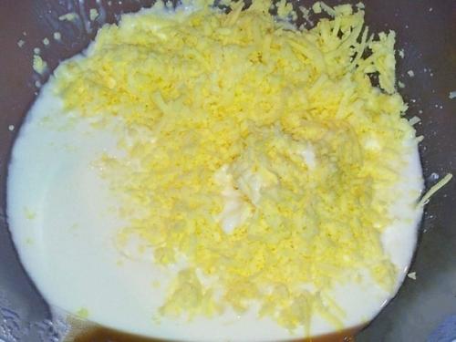 Сырные лепешки с начинкой. 02