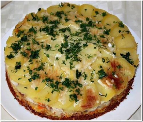 Пирог Клюмс.  Легкий, быстрый, сытный и очень вкусный пирог - запеканка! 02