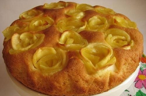Очень вкусная шарлотка. 02