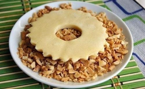 Песочные кольца с арахисом. 04