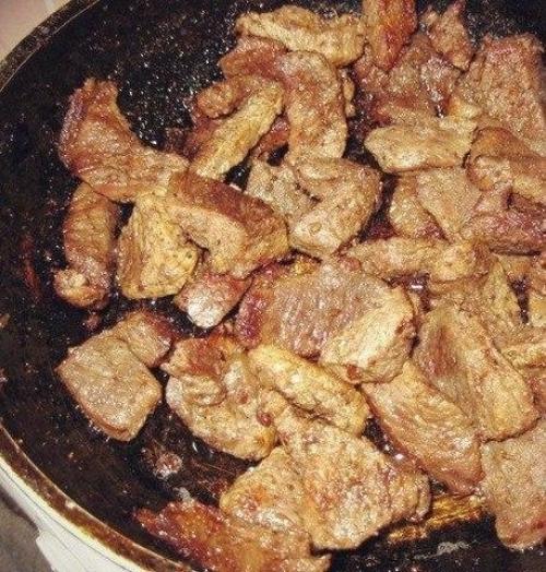 Мясо под сырным соусом. 02