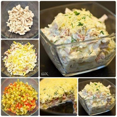 Салат Русская Красавица.