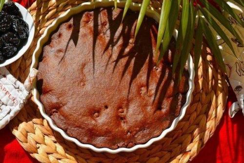 Кофейный пирог.   (С черносливом). 02