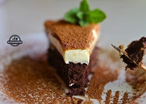Трюфельный торт с муссом из белого шоколада. 04 Трюфельный торт с муссом из белого шоколада. 04