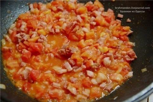 Паста аматричиана.   Ингредиенты: 05