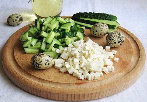 Салат из кальмаров. 02