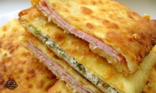 Сырные лепешки на кефире.