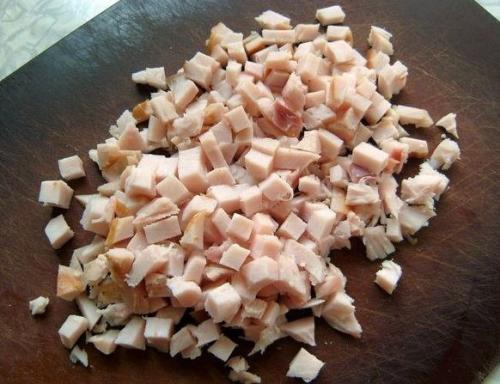 Изысканий салат Тиффани. 01