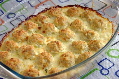 Куриные шарики в сливочном соусе. 08