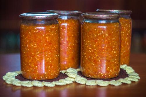 Баклажанная икра без уксуса.