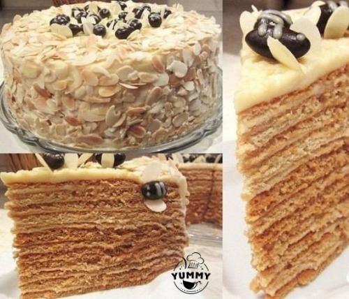 Медовый торт Пчелиный ДОМ.