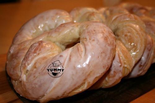 Выборгский крендель.  Ингредиенты (на 6 кренделей: