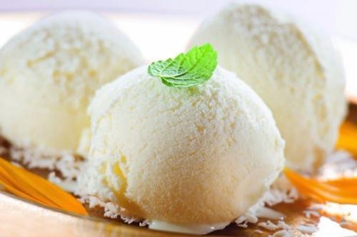 Детское мороженое из творога с бананами. 01