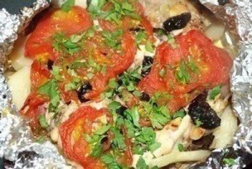 Обед в фольге.  Ингредиенты: